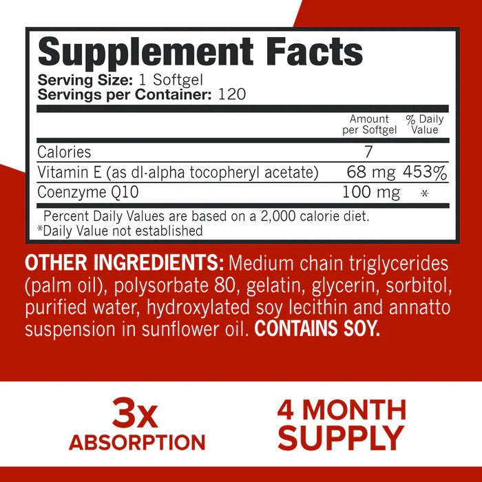 Ultra CoQ10, 100mg Softgels