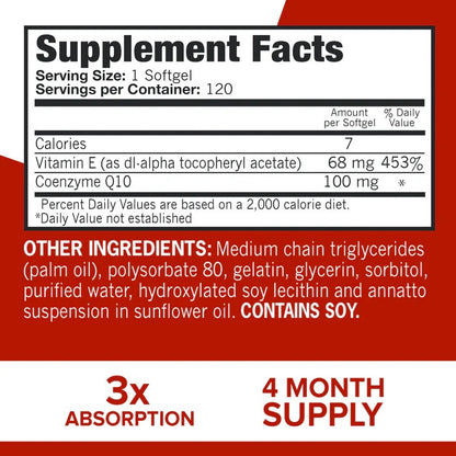 Ultra CoQ10, 100mg Softgels